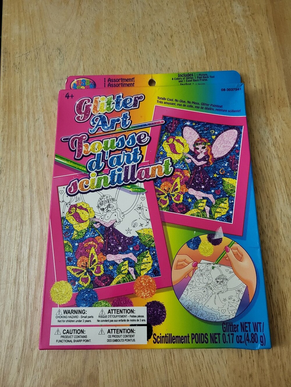 Vintage Lisa Frank Glitter Art Fairy